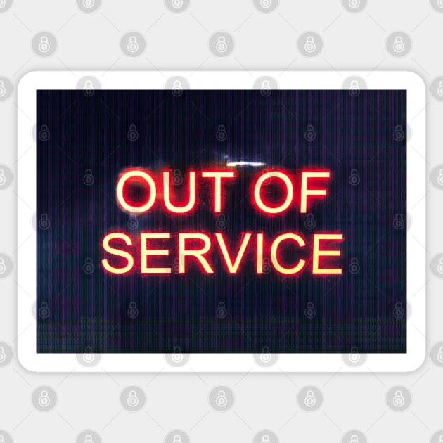 Out of Service Sticker by PandaSex